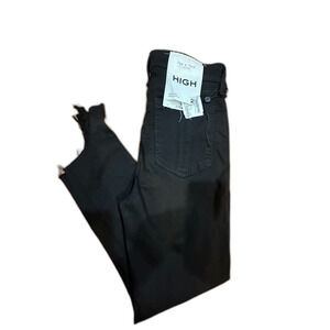 Rag & Bone New with Tags Black High Rise Ankle Skinny Leg Nina Size 28